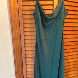 Satin Midi Dress